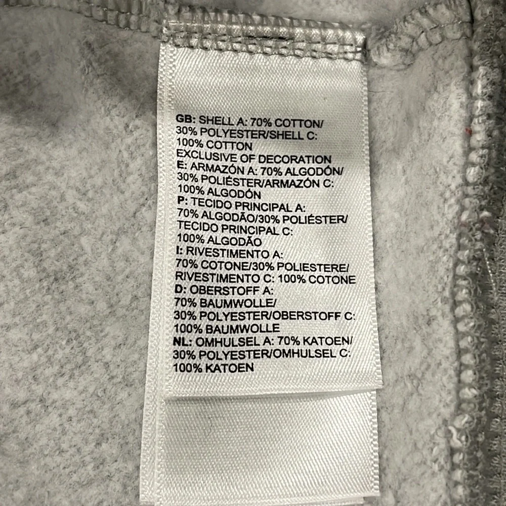 The North Face Blue Decal Ombré Logo Hoodie. Small - Picture 5 of 6